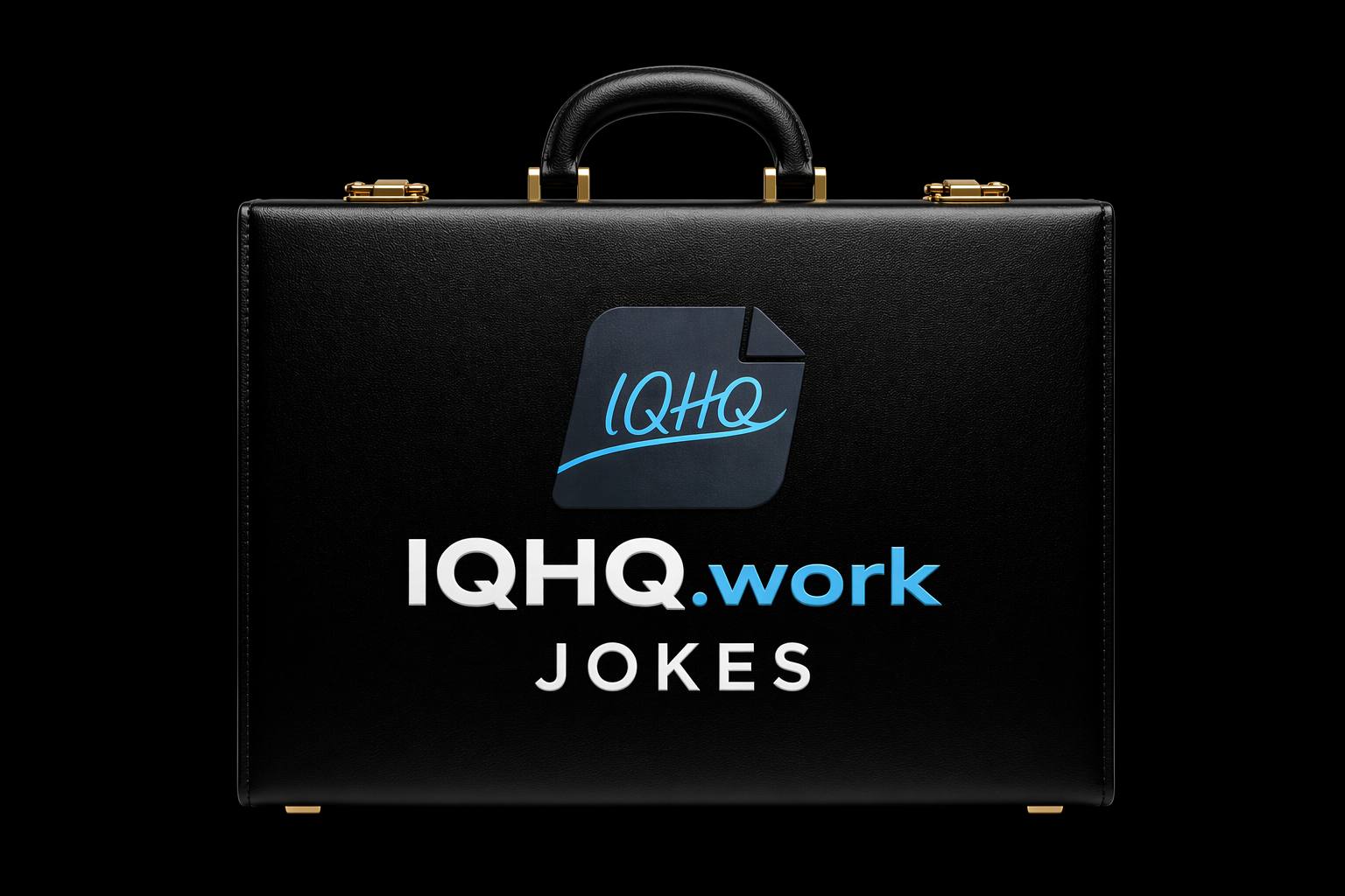 IQHQ.work joke briefcase
